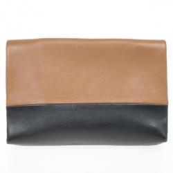 Pre Owned Celine All Soft Calfskin Mellow Shoulder Bag and Pouch