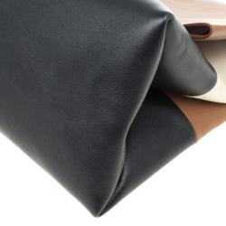 Pre Owned Celine All Soft Calfskin Mellow Shoulder Bag and Pouch