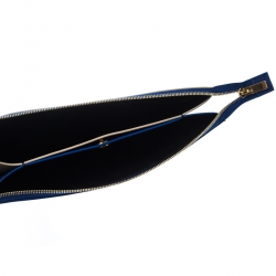 Pre Owned Celine Bicolor Leather Duo Clutch