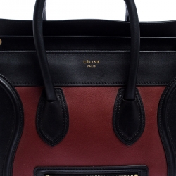 Pre Owned حقيبة لاغيدج سيلين ميني سويدي وجلد ثلاثية اللون