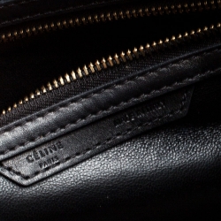 Pre Owned حقيبة لاغيدج سيلين ميني سويدي وجلد ثلاثية اللون