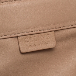 Pre Owned Celine Beige/Black Leather Vertical Cabas Tote