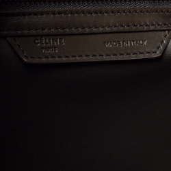 Pre Owned Celine Tri Color Leather Micro Luggage Tote