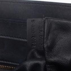 Pre Owned Celine Tricolor Mini Luggage Leather and Suede Tote 