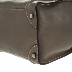 Pre Owned حقيبة سيلين ميني لاغيدج جلد خضراء زيتونية