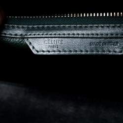 مملوكة مسبقًا حقيبة سيلين ميني لاغيدج جلد خضراء