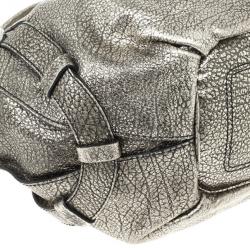 Pre Owned Celine Metallic Leather 'Bittersweet' Large Hobo Handbag