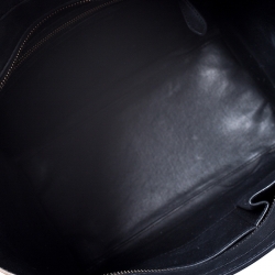 Pre Owned Celine Tricolor Leather and Nubuck Mini Luggage Tote