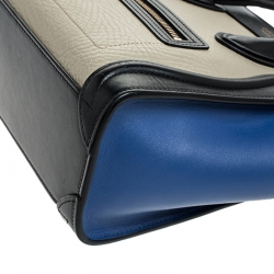 مملوكة مسبقًا Celine Tricolor Leather Nano Luggage Tote