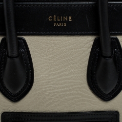 مملوكة مسبقًا Celine Tricolor Leather Nano Luggage Tote