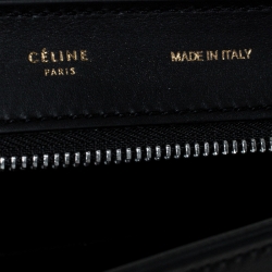 Pre Owned Celine Tri Color Leather and Suede Large Trapeze Bag