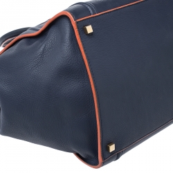 Pre Owned حقيبة يد سيلين لاغيج فنتاوم متوسطة جلد أزرق كحلي