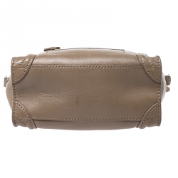 مملوكة مسبقًا Celine Beige Leather Nano Luggage Tote