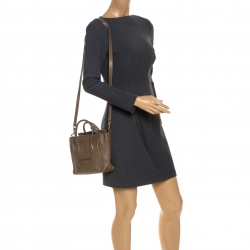 مملوكة مسبقًا Celine Beige Leather Nano Luggage Tote