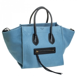 Pre Owned حقيبة سيلين فانتنوم دينم أزرق