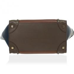 Pre Owned Celine Tri-Color Mini Luggage Tote