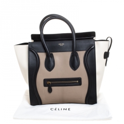 Pre Owned حقيبة سيلين ميني لاغيدج جلد ثلاثية الألوان