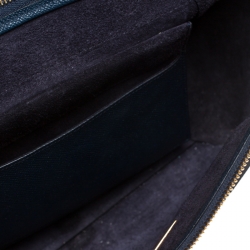 Pre Owned Celine Navy Blue Leather Belt Bag 
