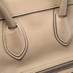 مملوكة مسبقًا حقيبة يد سيلين ميني لاغيدج جلد بيج