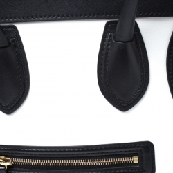 Pre Owned حقيبة يد سيلين لاغيدج متوسطة جلد و سويدي ثلاثي اللون