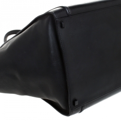 Pre Owned حقيبة يد سيلين ميديوم فانتوم لاغيدج جلد أسود