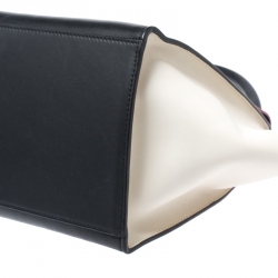 Pre Owned Celine Tricolor Leather Medium Trapeze Bag
