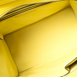 مملوكة مسبقًا Celine Yellow Leather Mini Luggage Tote