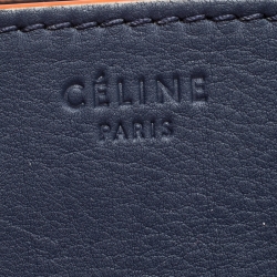 مملوكة مسبقًا Celine Navy Blue Leather Large Phantom Luggage Tote