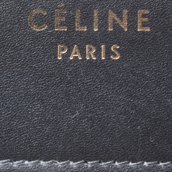 Pre Owned Celine Tri Color Leather Micro Luggage Tote