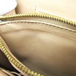 Pre Owned Celine Beige Leather Trotter Medium Bifold Wallet
