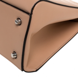 Pre Owned Celine Beige Leather Medium Edge Bag