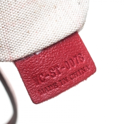 Pre Owned Celine Red Graphics Print Coated Canvas Medium Shopper Tote