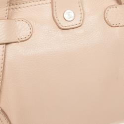 Pre Owned Celine Pink Leather Powder Clandestine Bag