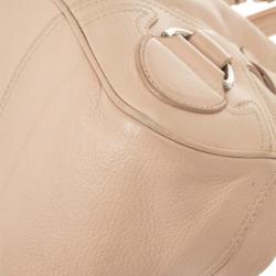 Pre Owned Celine Pink Leather Powder Clandestine Bag