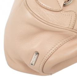 Pre Owned Celine Pink Leather Powder Clandestine Bag