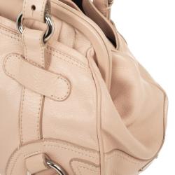 Pre Owned Celine Pink Leather Powder Clandestine Bag