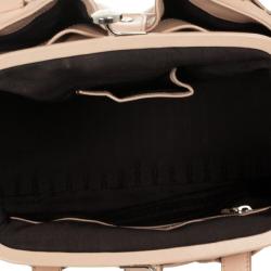 Pre Owned Celine Pink Leather Powder Clandestine Bag