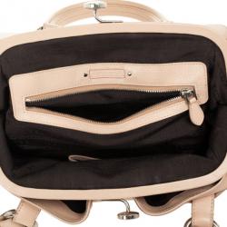 Pre Owned Celine Pink Leather Powder Clandestine Bag