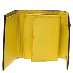 Pre Owned محفظة سيلين ثلاثية الطية جلد سوداء صغيرة