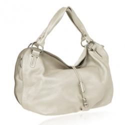 Pre Owned Celine Metallic Leather 'Bittersweet' Large Hobo Handbag