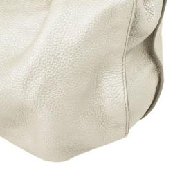 Pre Owned Celine Metallic Leather 'Bittersweet' Large Hobo Handbag