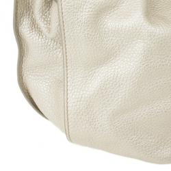 Pre Owned Celine Metallic Leather 'Bittersweet' Large Hobo Handbag