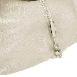 Pre Owned Celine Metallic Leather 'Bittersweet' Large Hobo Handbag