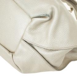 Pre Owned Celine Metallic Leather 'Bittersweet' Large Hobo Handbag