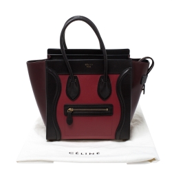 Pre Owned حقيبة يد سيلين مايكرو لاغدغ جلد ثلاثية  اللون