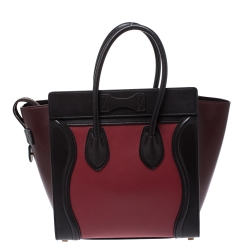 Pre Owned حقيبة يد سيلين مايكرو لاغدغ جلد ثلاثية  اللون