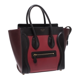 Pre Owned حقيبة يد سيلين مايكرو لاغدغ جلد ثلاثية  اللون