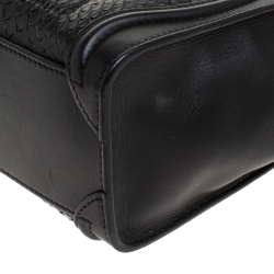 مملوكة مسبقًا Celine Black Python and Leather Nano Luggage Tote