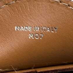 مملوكة مسبقًا Celine Brown Macadam Coated Canvas and Leather Weekender Bag