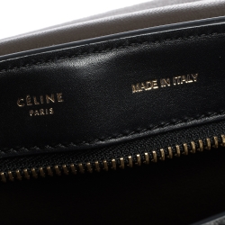 Pre Owned Celine Tricolor  Python/Suede and Leather Medium Trapeze Bag